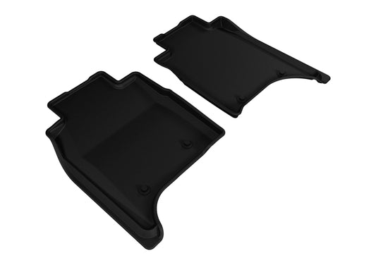 3D MAXpider Kagu Rear Floor Mats for 2014-2017 Land Rover Range Rover Long Wheelbase