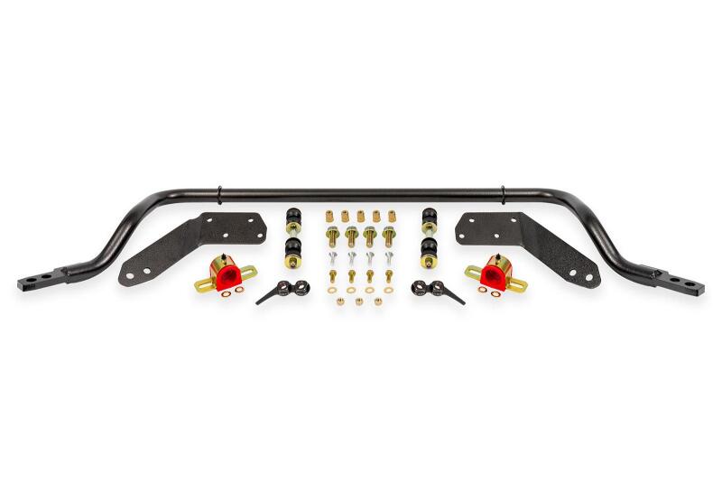 BMR 1978-1987 G-Body Front Sway Bar Kit - 1.25in Hollow - 2-Hole Adjustable - Black Hammertone