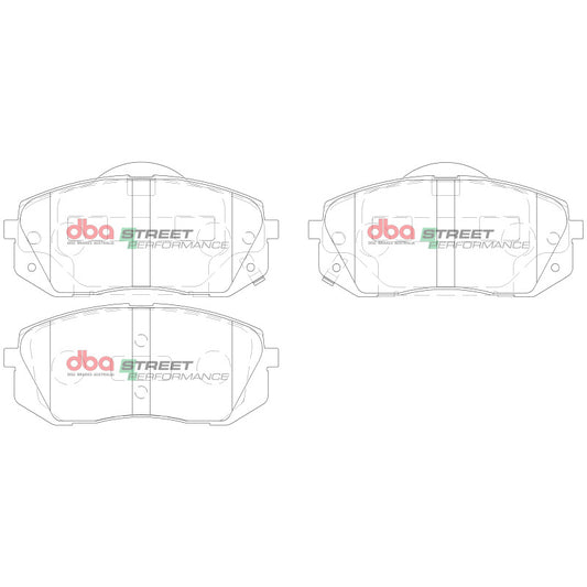 DBA 20-23 Hyundai Kona N-Line Street Performance Front Brake Pads
