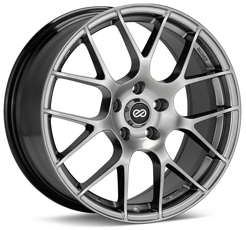 Enkei Raijin 18x8 40mm Offset 5x114.3 Bolt Pattern 72.6 Bore Dia Hyper Silver Wheel