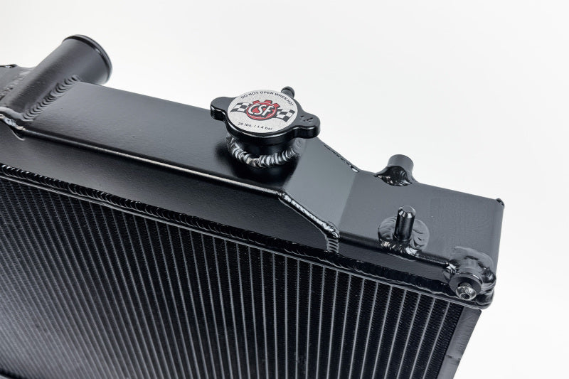 CSF 7224B Aluminum Radiator - Black for 2022+ Subaru WRX
