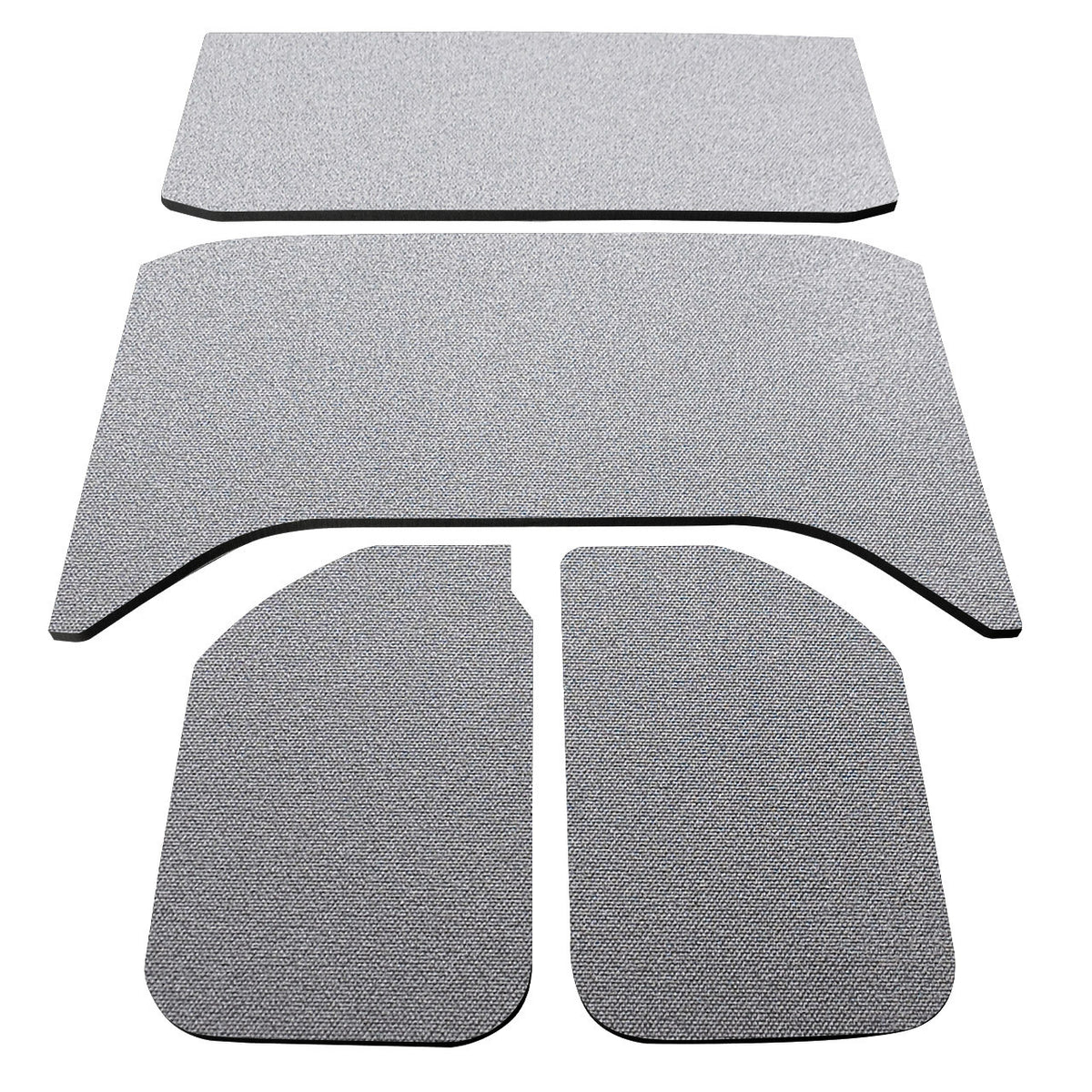 DEI for 2011-2018 Jeep Wrangler JK 4-Door Boom Mat Headliner - 4 Piece - Gray