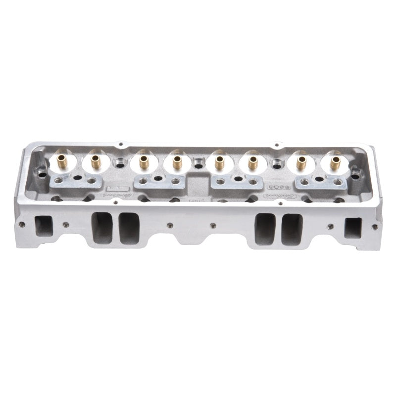 Edelbrock 60947 Cylinder Head SBC NHRA Legal 64cc Angled Plug Bare Single
