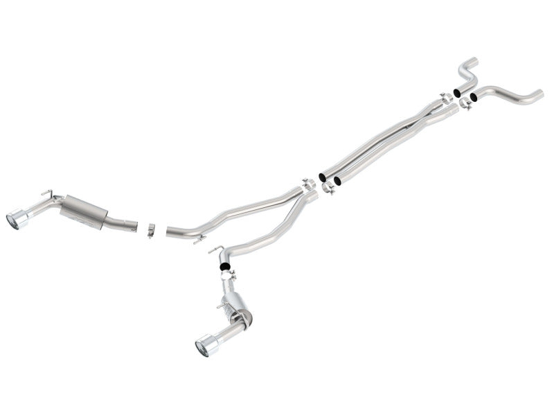 Borla 140532 14-15 Chevy Camaro SS 6.2L V8 Single Split Rear Exit ATAK Catback Exhaust - #140532