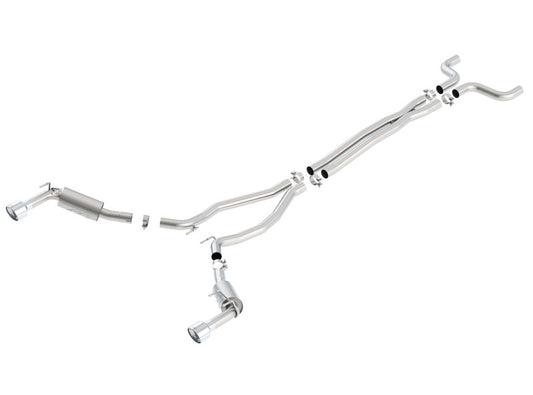 Borla 140532 14-15 Chevy Camaro SS 6.2L V8 Single Split Rear Exit ATAK Catback Exhaust - #140532