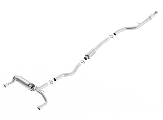 Borla 140580 13-16 BMW 335i / 435i Atak Cat back SS 3.0in, 2.25in 3.5in Tip Single Rolled - #140580