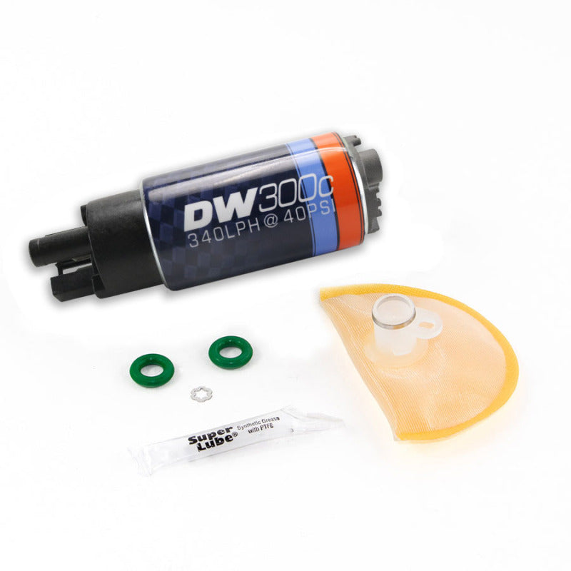 DeatschWerks 340lph DW300C Compact Fuel Pump w/ 06-11 Civic Set Up Kit (w/o Mounting Clips)