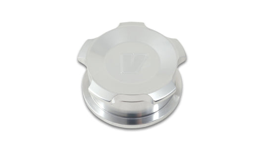 Vibrant 1.5in OD Aluminum Weld Bungs w/Polished Aluminum Threaded Cap