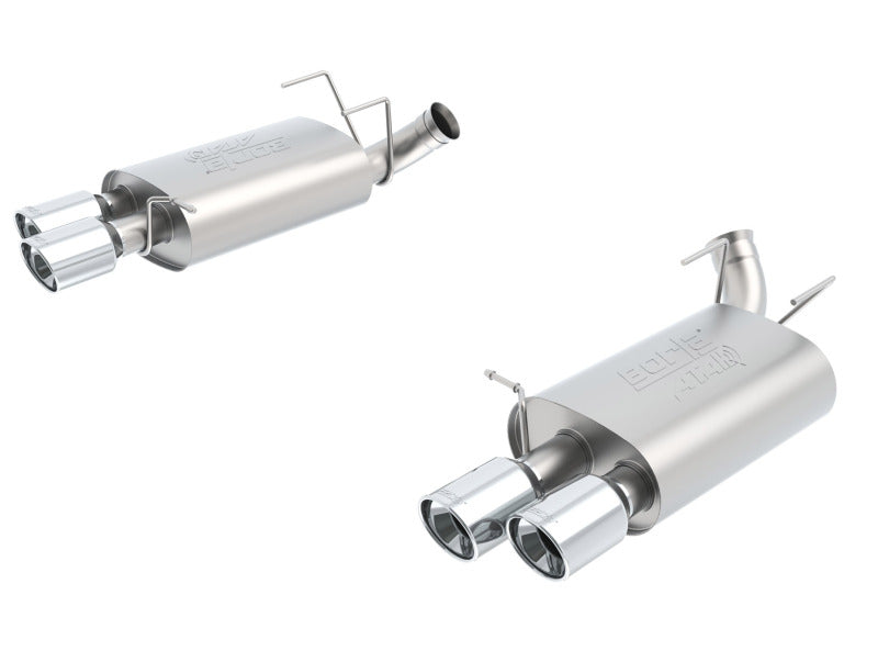 Borla 11831 13-14 Mustang Shelby GT500 GT 5.8L V8 RWD Dual Split Rear Exit ATAK Exhaust Rear Section Only - #11831