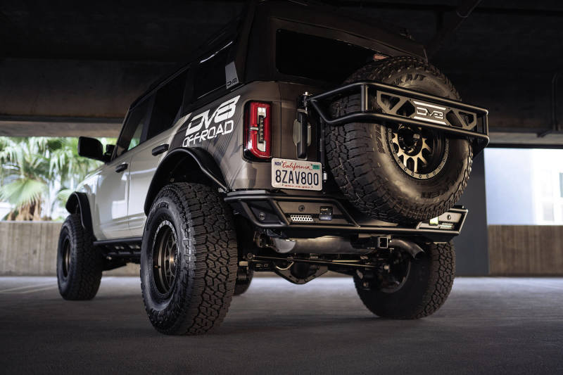 DV8 Offroad 21-23 Ford Bronco Rear License Plate Relocation Bracket - #LPBR-03