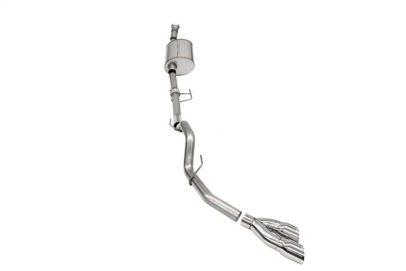 Corsa 2021-2026 Ford F-150 SuperCab/6.5in Bed 3.5L V6 Sport Cat-Back Single Side Exit-Polished