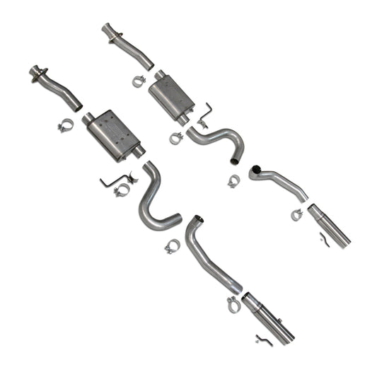 BBK Performance 3001 Cat Back Exhaust with VariTune Mufflers for 1986-2004 Ford Mustang V8