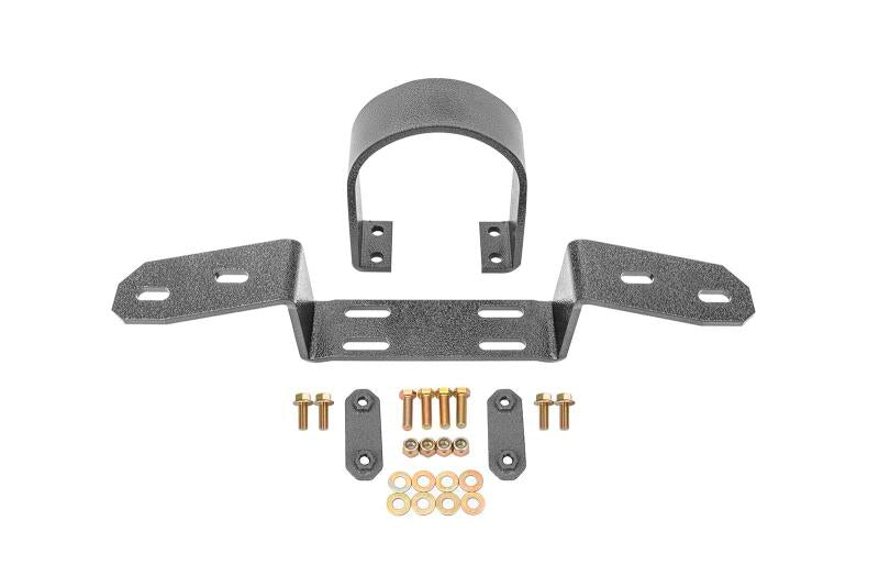 BMR 1964-1972 A-Body Driveshaft Safety Loop Front - Black Hammertone