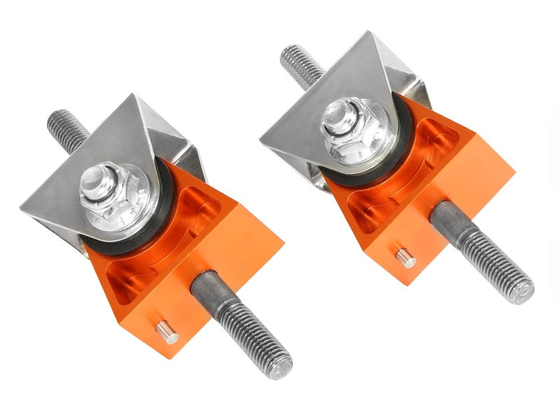 aFe Control PFADT Series Engine Mount Set; Chevrolet Corvette (C5/C6) 97-13 Orange - #450-401007-N