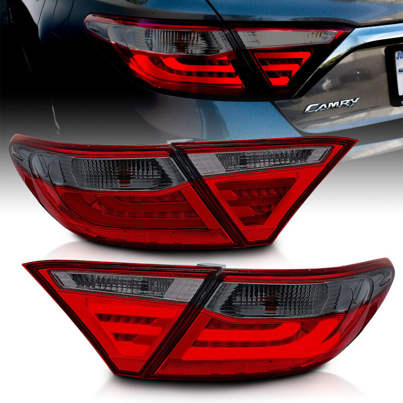 ANZO 2015-2017 Toyota Camry LED Taillights Smoke