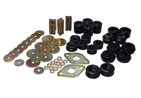 Energy Suspension for 96-99 4Runner 2WD Black Body Mount Bushing Set 8.4111G