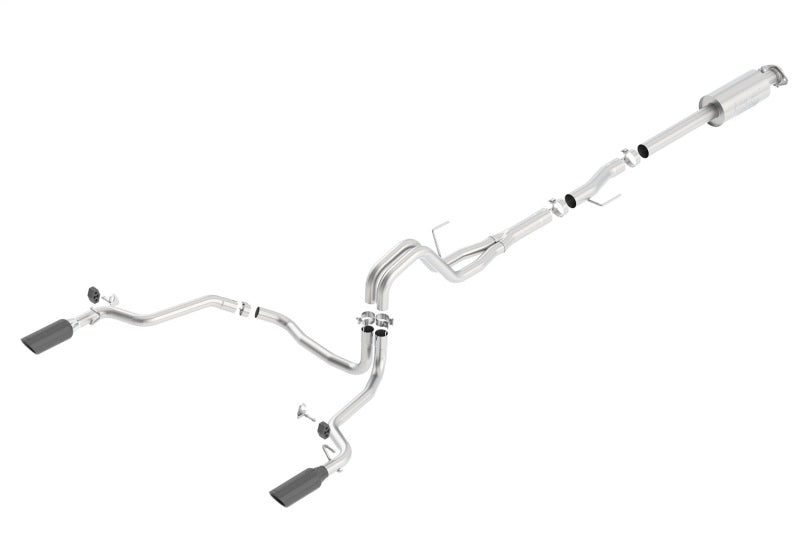 Borla 140616BC 15-16 Ford F150 3.5L EcoBoost Ext. Cab Black Chrome CB Exhaust ATAK Single Split Rear Exit - #140616BC