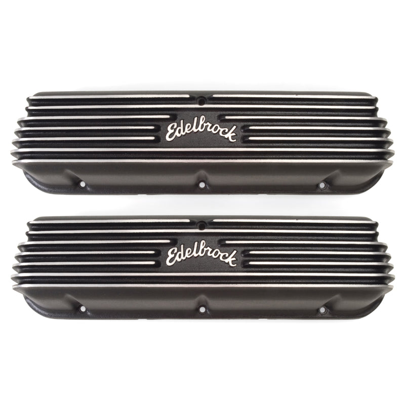 Edelbrock 41603 Valve Cover Classic Series Ford 1962-1995 221 351W V8 Black