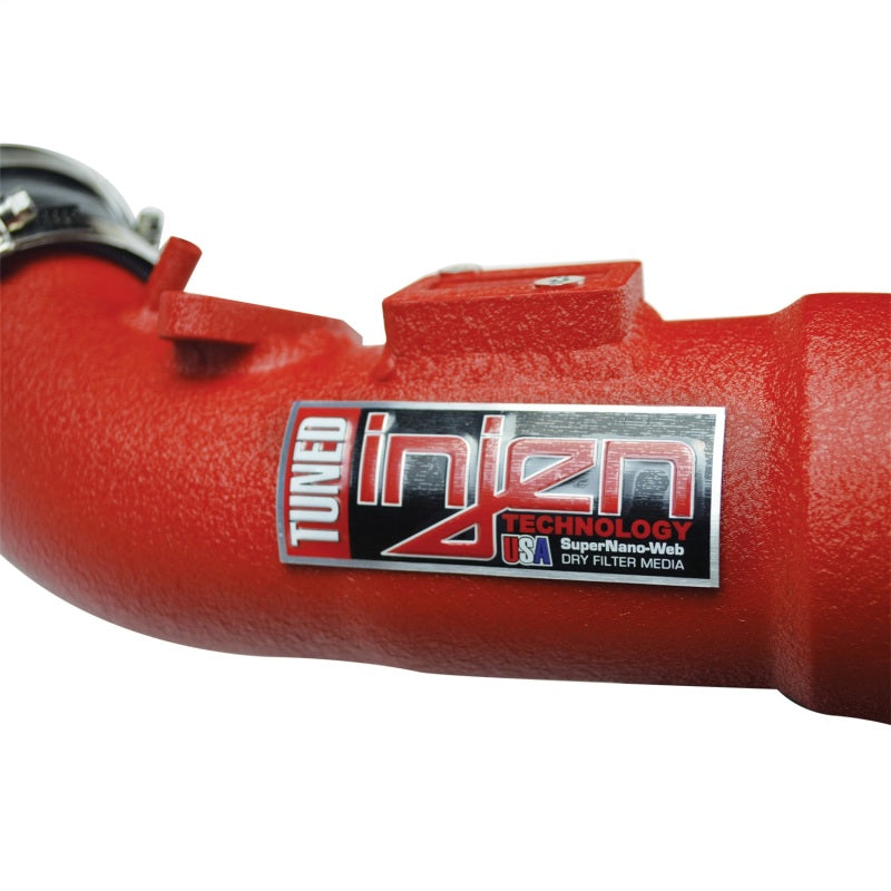 Injen 17-19 Honda Civic Type R 2.0T Wrinkle Red Short Ram Air Intake - #SP1583WR