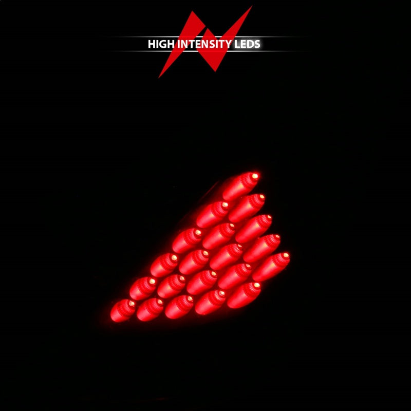 ANZO 2003-2007 Nissan 350Z LED Taillights Black