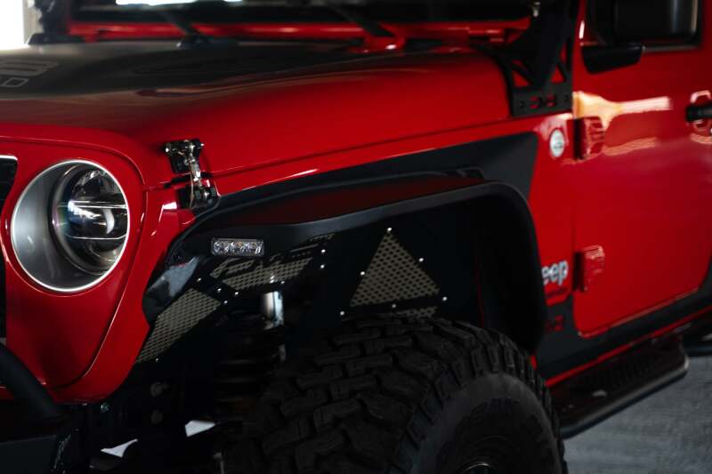 DV8 Offroad 20-23 Jeep Gladiator JT Slim Fender Flares - #FDGL-07