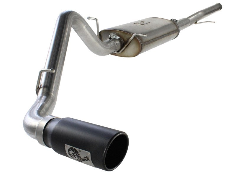 aFe MACHForce XP Exh CB, GM Silverado/Sierra 1500 2014 V*-5.3/6.2L Black tip - #49-44038-B