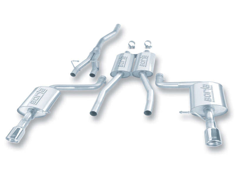 Borla 140100 Cat Back system for 02-08 Audi A4 Quattro 2.0L 4cyl - #140100