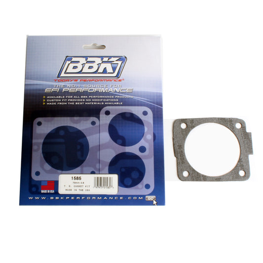 BBK Performance 1585 Throttle Body Gasket Kit 70mm / 75mm for 1996-2004 Ford Mustang GT (4.6L 2V)