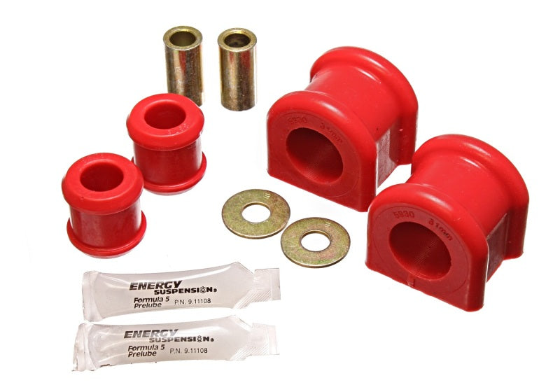 Energy Suspension for 07-11 Wrangler JK Red Front 31mm Link Bushing Set 2.5112R