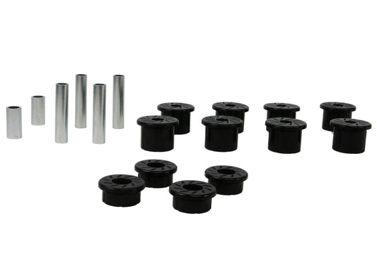 Whiteline W73815 Spring Eye Front/Rear and Shackle Bushing for 1980-1997 Ford F-250, 1980-1997 Ford F-350