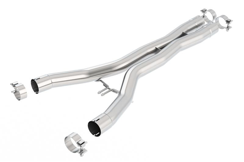 Borla 60548 2014 Chevy Corvette Stingray X-Pipes (Smog Legal Cut and Clamp) - #60548