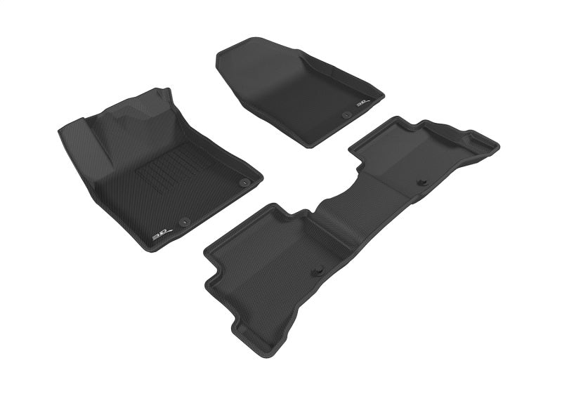 3D MAXpider Kagu Front & Rear Floor Mats for 2017-2020 Hyundai Elantra