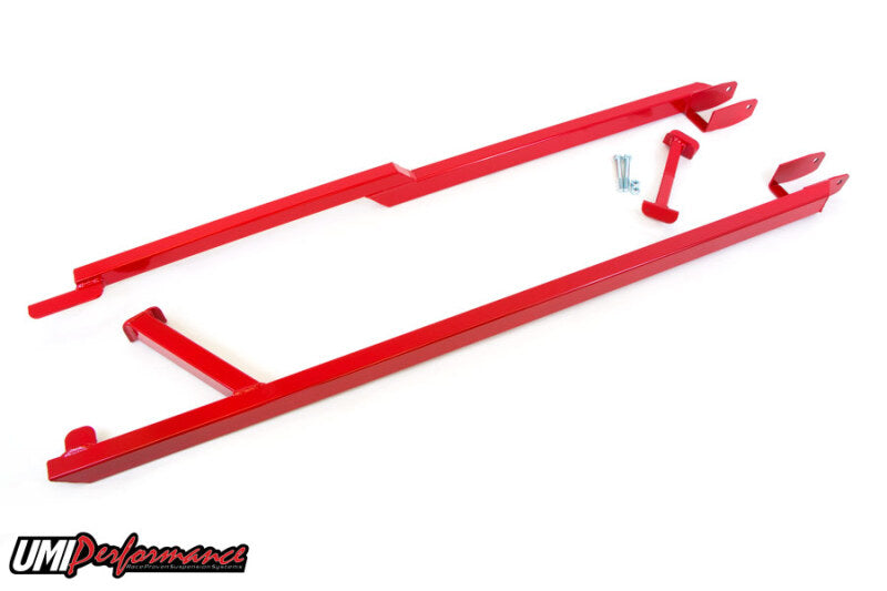 UMI Performance 2400-R Boxed Style Weld-In Subframe Connectors Red