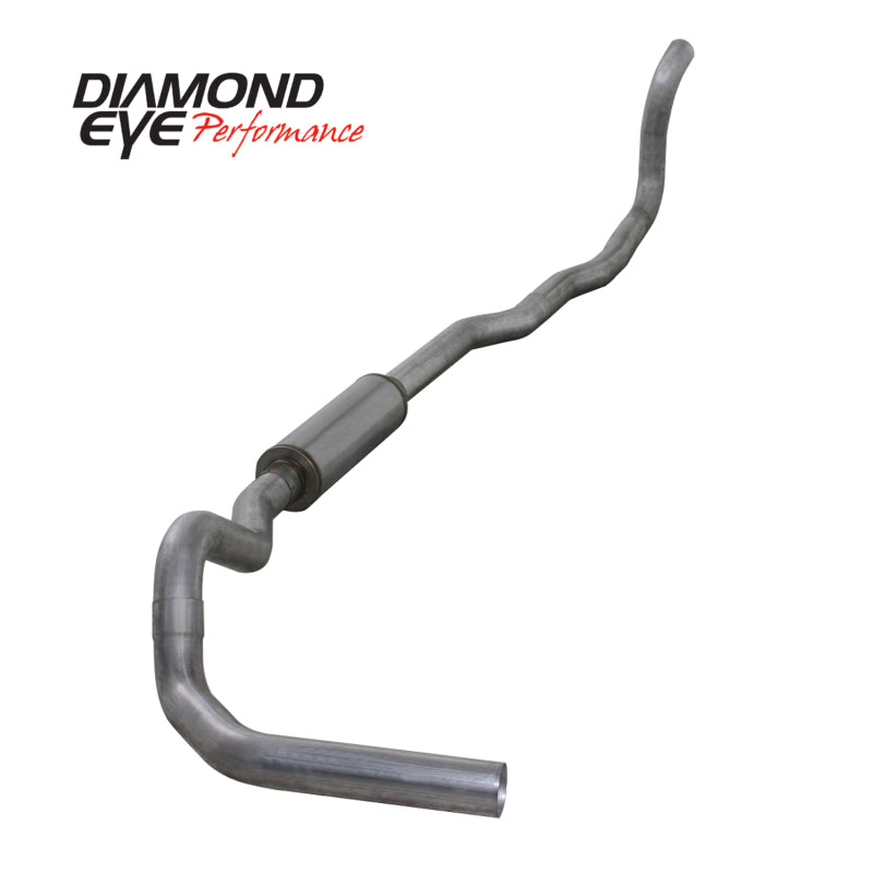 Diamond Eye K4211A 4in Turbo-Back Single Exhaust Kit - 1989-1993 Dodge Ram 2500/3500 5.9L Cummins 4WD | Aluminized