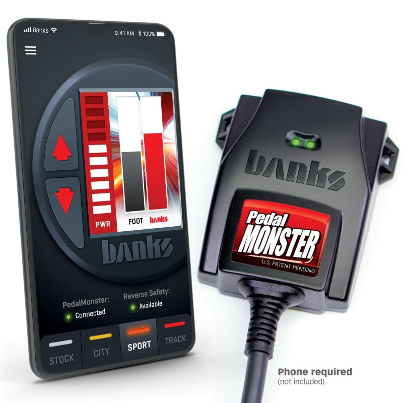 Banks Power Pedal Monster® Kit, Aptiv GT 150, 6 Way, Std Alone, Use w/Phone, CARB, 2007.5-19 CHEVY/GMC 2500/3500 6.6L