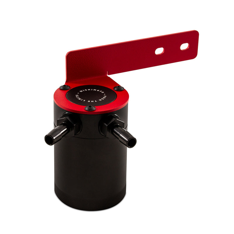 Mishimoto 2017+ Honda Civic Type R Baffled Oil Catch Can Kit - Red - #MMBCC-CTR-17PBERD2