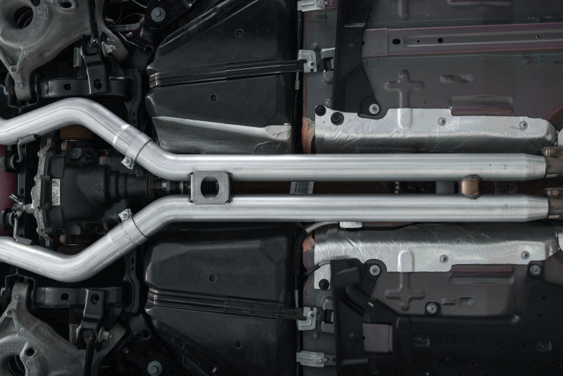 MBRP Ford Mustang GT 5L T304 3in Cat-Back w/4in Quad Carbon Fiber Tips