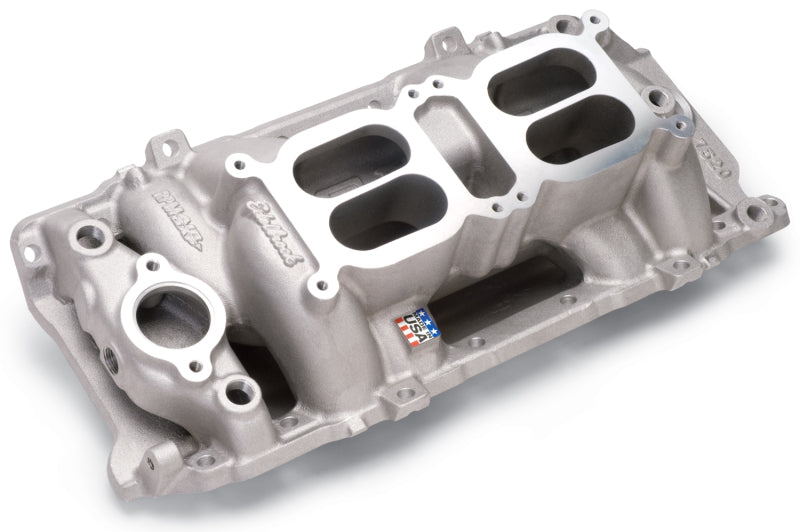 Edelbrock 7520 Manifold Dual Quad RPM Air Gap Big Block Chevrolet Oval Port