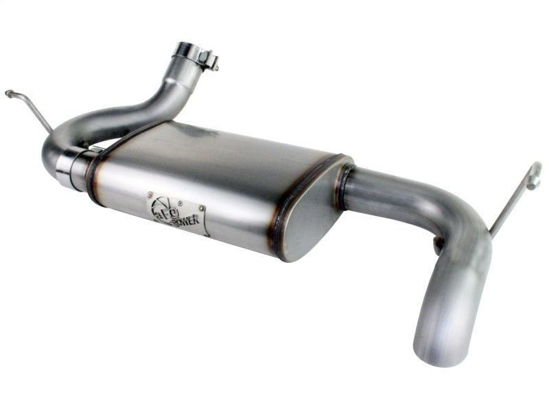aFe MACHForce XP 07-17 Jeep Wrangler V6-3.6/3.8L 409 SS 2.5in Axle-Back Exhaust - #49-46219