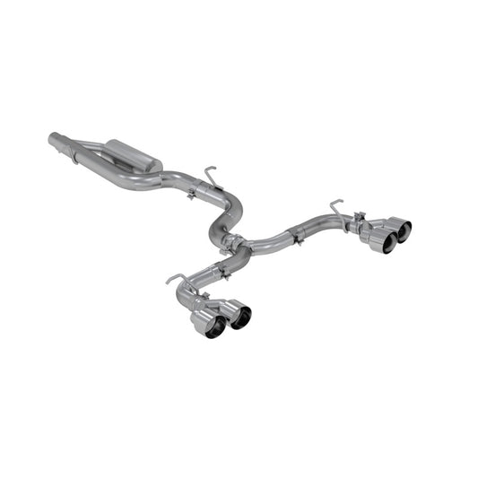MBRP Golf R 3in Cat Back Single Exit Exhaust Pro Series w/ Non-Valved