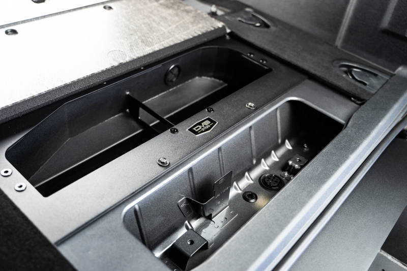 DV8 Offroad 21-23 Ford Bronco (Exc. Bronco Raptor) Air Compressor Mount & Storage Box - #CMBR-01