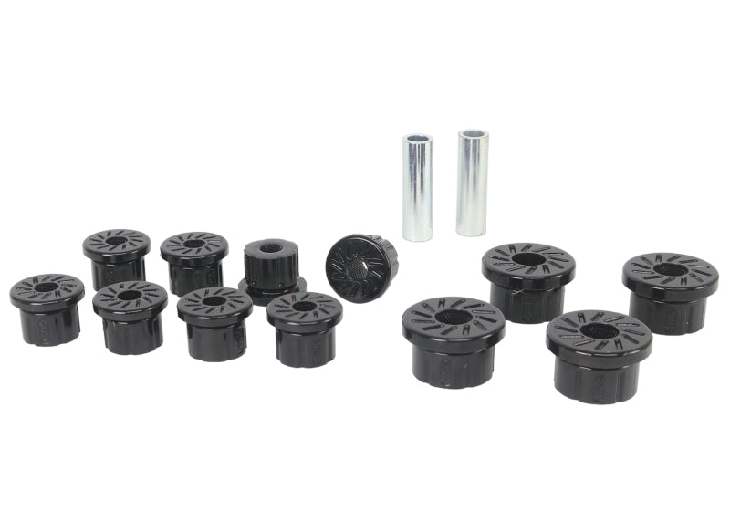 Whiteline W73475 Front Leaf Spring Eye and Shackle Bushings for 1986-1995 Suzuki Samurai