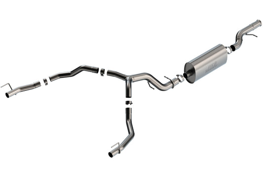 Borla 140889 21-22 Cadillac Escalade 6.2L V8 2/4WD 4DR Touring Cat-Back Exhaust w/ Factory Bezel Tips - #140889