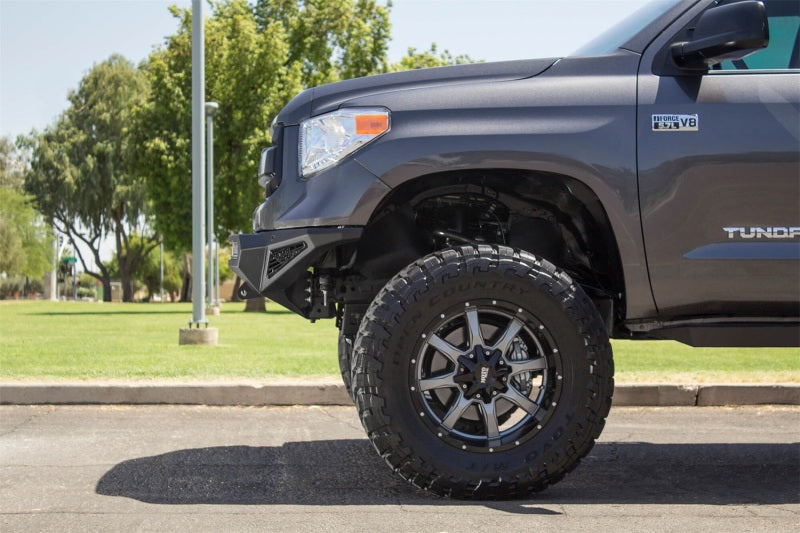 Addictive Desert Designs for 2014+ Toyota Tundra Stealth Fighter Front Bumper w/Winch Mount & Sensors