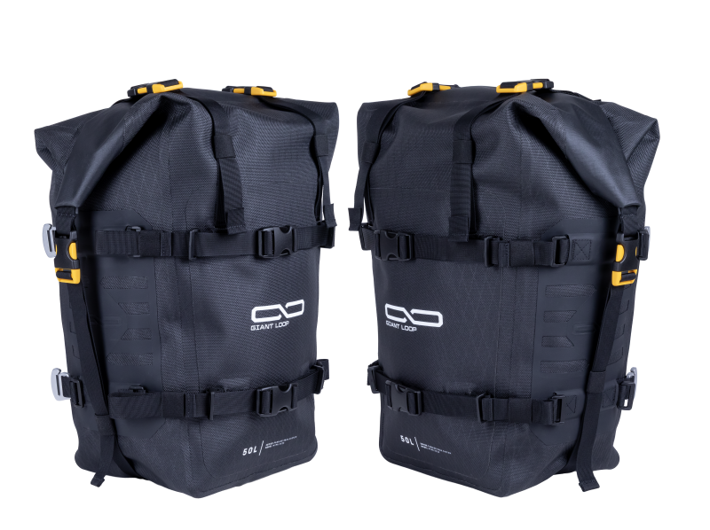 Giant Loop MTPN25-B MotoTrekk Panniers 50L Black Motorcycle