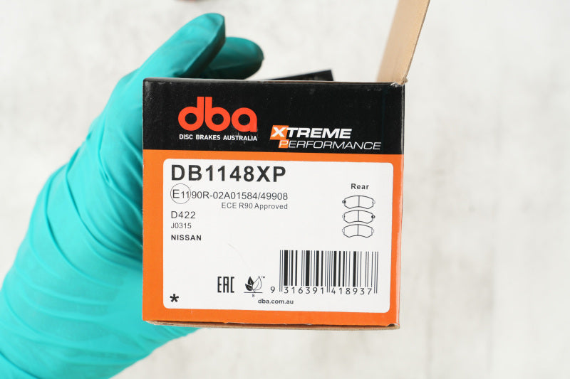 DBA 90-96 Nissan 240SX w/ABS XP Performance Rear Brake Pads