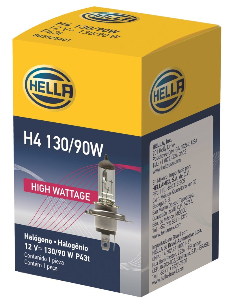 HELLA H4 12V 130/90W Halogen Headlight Bulb