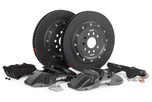 APR 15-20 & 22-26 Audi A3 Quattro 370x34mm 6-Piston Big Brake Kit (MQB/MQBEVO 312mm) - Front - Grey