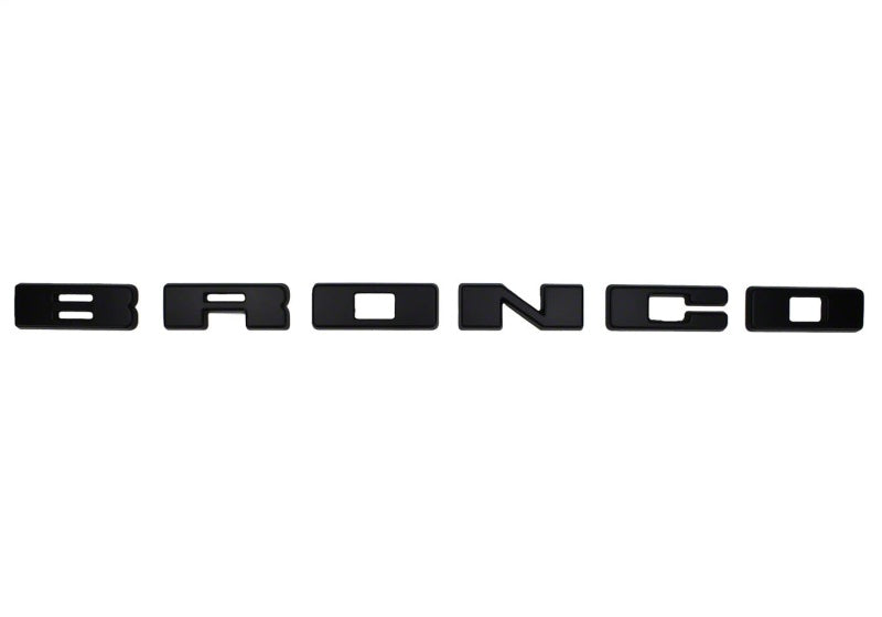 Ford Racing for 2021-2026 Bronco Grille Lettering Overlay Kit - Black