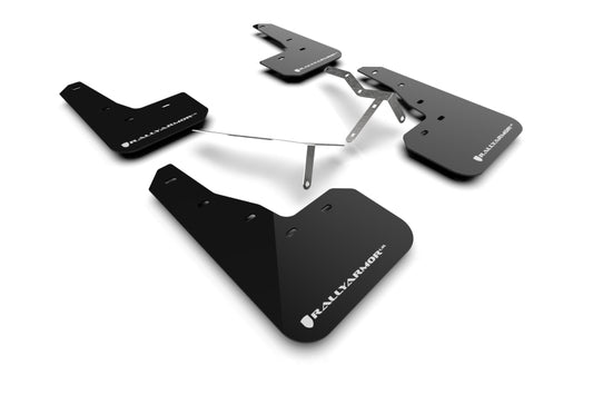 Rally Armor UR Mud Flaps - 2022-2026 Honda Civic - Black/White Logo - #MF90-UR-BLK/WH